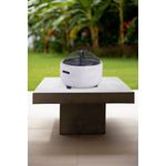 Casa si Gradina - Gradina si terasa - Gratare si accesorii - Gratare de gradina - Semineu exterior terasa sau gradina din placa de magneziu, cu grill gratar D44 cm, aparator scantei si capac, 43x43x39 - Infinity.ro