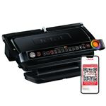 Electronice si Electrocasnice - Electrocasnice bucatarie - Aparate de gatit & desert - Gratare electrice - Gratar electric Tefal OptiGrill+ XL GC722834, 9 programe, indicator gatire, senzor automat, mod manual 4 nivele, placi - Infinity.ro