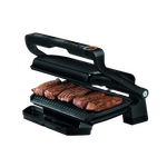 Electronice si Electrocasnice - Electrocasnice bucatarie - Aparate de gatit & desert - Gratare electrice - Gratar electric Tefal OptiGrill+ XL GC722834, 9 programe, indicator gatire, senzor automat, mod manual 4 nivele, placi - Infinity.ro