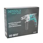 Casa si Gradina - Constructii - Scule electrice si accesorii - Masini de gaurit si insurubat - Masina de gaurit cu percutie 910W (bormasina), Mandrina cu coroana dintata, Limitator de adancime reglabil - Infinity.ro