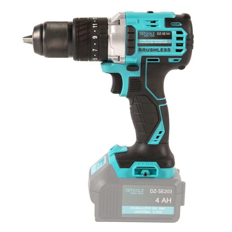 Casa si Gradina - Constructii - Scule electrice si accesorii - Masini de gaurit si insurubat - Masina gaurit/insurubat percutie 45Nm 18V fara perii - Infinity.ro