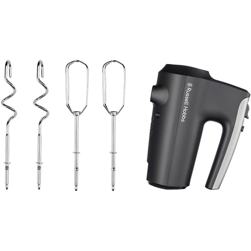 Electronice si Electrocasnice - Electrocasnice bucatarie - Mixere, tocatoare & roboti de bucatarie - Mixere - Mixer de mana Russell Hobbs 27151-56 Desire, 350W, 5 viteze + turbo, accesorii crom lavabile la masina de spalat vase - Infinity.ro