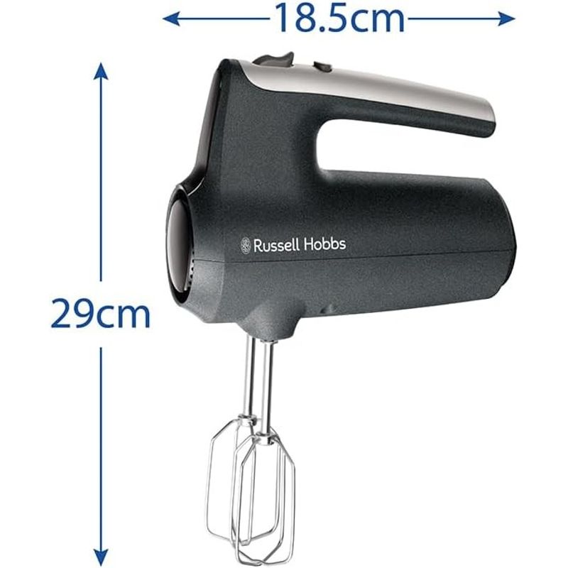 Electronice si Electrocasnice - Electrocasnice bucatarie - Mixere, tocatoare & roboti de bucatarie - Mixere - Mixer de mana Russell Hobbs 27151-56 Desire, 350W, 5 viteze + turbo, accesorii crom lavabile la masina de spalat vase - Infinity.ro