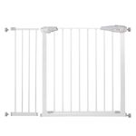 Casa si Gradina - Mobilier - Mobilier copii - Sisteme de siguranta - Poarta de siguranta Safety Gate pentru scari, ajustabila 104-113 cm, din otel, alba - Infinity.ro