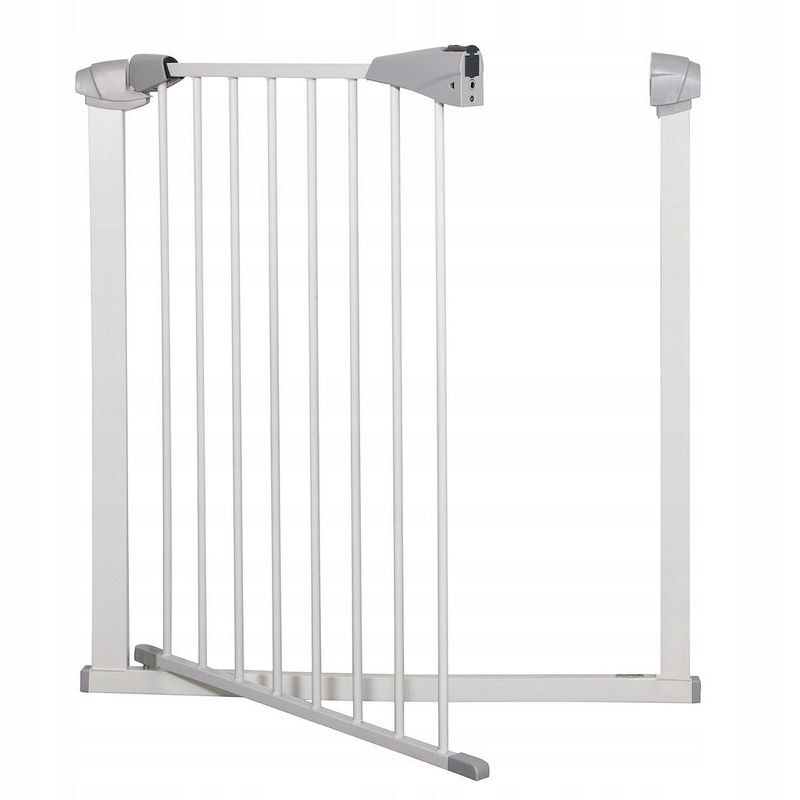 Casa si Gradina - Mobilier - Mobilier copii - Sisteme de siguranta - Poarta de siguranta Safety Gate pentru scari, ajustabila 104-113 cm, din otel, alba - Infinity.ro
