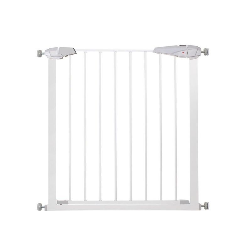 Casa si Gradina - Mobilier - Mobilier copii - Sisteme de siguranta - Poarta de siguranta Safety Gate pentru scari, ajustabila 104-113 cm, din otel, alba - Infinity.ro