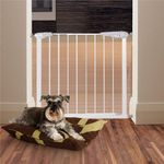Casa si Gradina - Mobilier - Mobilier copii - Sisteme de siguranta - Poarta de siguranta Safety Gate pentru scari, ajustabila 104-113 cm, din otel, alba - Infinity.ro