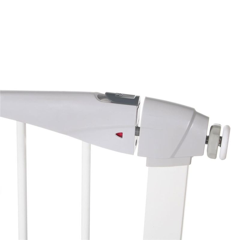 Casa si Gradina - Mobilier - Mobilier copii - Sisteme de siguranta - Poarta de siguranta Safety Gate pentru scari, ajustabila 83-92 cm, din otel, alba - Infinity.ro