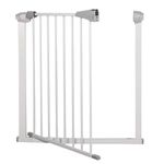 Casa si Gradina - Mobilier - Mobilier copii - Sisteme de siguranta - Poarta de siguranta Safety Gate pentru scari, ajustabila 132-141 cm, din otel, alba - Infinity.ro