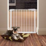 Casa si Gradina - Mobilier - Mobilier copii - Sisteme de siguranta - Poarta de siguranta Safety Gate pentru scari, ajustabila 132-141 cm, din otel, alba - Infinity.ro