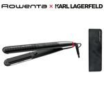 Ingrijire personala si Cosmetice - Aparate & accesorii ingrijire personala - Hair styling - Placi de indreptat parul - Placa de par Rowenta X Karl Lagerfeld SF466LF0, invelis Keratin & Glow, placi flotante, 140 - 210 grade, ecran LCD - Infinity.ro