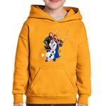 Fashion, accesorii si bijuterii - Copii - Imbracaminte copii - Pulovere si hanorace copii - Hanorac copii Elsa Frozen Anna Olaf Hans, negru, marime L Copii - Infinity.ro