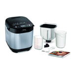 Electronice si Electrocasnice - Electrocasnice bucatarie - Preparare paine - Masini de paine - Masina de paine Pain et Delice PF240E38, 700 W, 20 programe, pornire programabila, pastrare la cald, tava patrata, cu - Infinity.ro