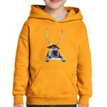 Fashion, accesorii si bijuterii - Copii - Imbracaminte copii - Pulovere si hanorace copii - Hanorac copii Elsa Frozen Sven Regatul Ghetii, negru, marime L Copii - Infinity.ro