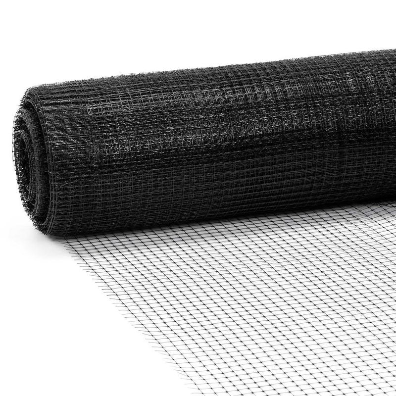 Casa si Gradina - Gradinarit si plante - Sere si solarii - Plasa gradina anti daunatori si cartite, 45g/m2, 2x100 metri, ochiuri 16 mm, negru - Infinity.ro
