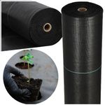 Casa si Gradina - Gradinarit si plante - Sere si solarii - Folie agrotextil, mulcire, antiburuieni, filtru UV, 50 x 1.6metri, 135g/m2, negru - Infinity.ro