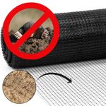 Casa si Gradina - Gradinarit si plante - Sere si solarii - Plasa gradina anti daunatori si cartite, 45g/m2, 2x200 metri, ochiuri 15 mm, negru - Infinity.ro