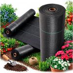 Casa si Gradina - Gradinarit si plante - Sere si solarii - Folie agrotextil, mulcire, antiburuieni, filtru UV, 50 x 1.6metri, 135g/m2, negru - Infinity.ro