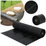 Casa si Gradina - Gradinarit si plante - Sere si solarii - Folie agrotextil, mulcire, antiburuieni, filtru UV, 50 x 1.1metri, 135g/m2, negru - Infinity.ro