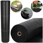 Casa si Gradina - Gradinarit si plante - Sere si solarii - Folie agrotextil, mulcire, antiburuieni, filtru UV, 50 x 1.1metri, 135g/m2, negru - Infinity.ro