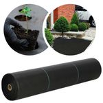 Casa si Gradina - Gradinarit si plante - Sere si solarii - Folie agrotextil, mulcire, antiburuieni, filtru UV, 50 x 1.1metri, 135g/m2, negru - Infinity.ro