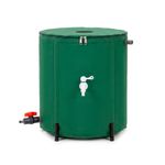 Casa si Gradina - Gradinarit si plante - Instalatii si accesorii pentru irigatii - Accesorii irigare - Rezervor pliabil pentru colectarea apei de ploaie, 100 L, PVC 1000D, cu 2 robinete si sistem preaplin, verde - Infinity.ro