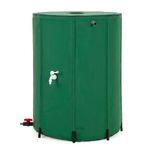 Casa si Gradina - Gradinarit si plante - Instalatii si accesorii pentru irigatii - Accesorii irigare - Rezervor pliabil pentru colectarea apei de ploaie, 500 L, PVC 1000D, cu 2 robinete si sistem preaplin, verde - Infinity.ro