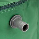 Casa si Gradina - Gradinarit si plante - Instalatii si accesorii pentru irigatii - Accesorii irigare - Rezervor pliabil pentru colectarea apei de ploaie, 500 L, PVC 1000D, cu 2 robinete si sistem preaplin, verde - Infinity.ro