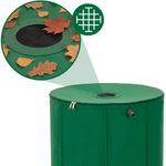 Casa si Gradina - Gradinarit si plante - Instalatii si accesorii pentru irigatii - Accesorii irigare - Rezervor pliabil pentru colectarea apei de ploaie, 500 L, PVC 1000D, cu 2 robinete si sistem preaplin, verde - Infinity.ro
