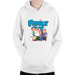 Fashion, accesorii si bijuterii - Copii - Imbracaminte copii - Pulovere si hanorace copii - Hanorac Copii Family Guy Group Photo TV Show Dog Crazy, alb, marime L Copii - Infinity.ro