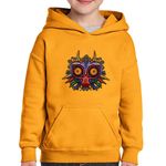 Fashion, accesorii si bijuterii - Copii - Imbracaminte copii - Pulovere si hanorace copii - Hanorac copii Fantasy Game Legend of Zelda Majoras, negru, marime L Copii - Infinity.ro
