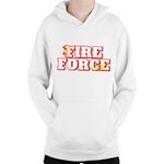 Fashion, accesorii si bijuterii - Copii - Imbracaminte copii - Pulovere si hanorace copii - Hanorac Copii Fire Force Human Super Power, alb, marime L Copii - Infinity.ro