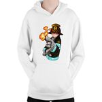 Fashion, accesorii si bijuterii - Copii - Imbracaminte copii - Pulovere si hanorace copii - Hanorac Copii Fire Force Kusakabe Shaman Shounen Manga, alb, marime L Copii - Infinity.ro
