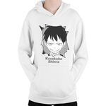 Fashion, accesorii si bijuterii - Copii - Imbracaminte copii - Pulovere si hanorace copii - Hanorac Copii Fire Force Kusakabe Shinra Wakanime, alb, marime L Copii - Infinity.ro