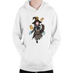 Fashion, accesorii si bijuterii - Copii - Imbracaminte copii - Pulovere si hanorace copii - Hanorac Copii Fire Force Wizard Powers Anime, alb, marime L Copii - Infinity.ro