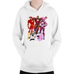 Fashion, accesorii si bijuterii - Copii - Imbracaminte copii - Pulovere si hanorace copii - Hanorac Copii Flash Dexter Courage Coward Dog Fortnite, alb, marime L Copii - Infinity.ro
