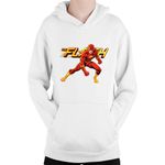 Fashion, accesorii si bijuterii - Copii - Imbracaminte copii - Pulovere si hanorace copii - Hanorac Copii Flash Logo X-MEN Marvel DC Comics Animation America, alb, marime L Copii - Infinity.ro