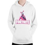 Fashion, accesorii si bijuterii - Copii - Imbracaminte copii - Pulovere si hanorace copii - Hanorac Copii Fortnite Easter Egg Bunny Skin, alb, marime L Copii - Infinity.ro