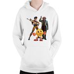 Fashion, accesorii si bijuterii - Copii - Imbracaminte copii - Pulovere si hanorace copii - Hanorac Copii Fortnite Pacman Star Trek Gameplay Survival, alb, marime L Copii - Infinity.ro