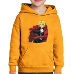 Fashion, accesorii si bijuterii - Copii - Imbracaminte copii - Pulovere si hanorace copii - Hanorac copii Fullmetal Alchemist Elric Hiromu Arakawa Anime, negru, marime L Copii - Infinity.ro