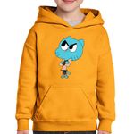 Fashion, accesorii si bijuterii - Copii - Imbracaminte copii - Pulovere si hanorace copii - Hanorac copii Gumball Desene Animate Roblox, negru, marime L Copii - Infinity.ro