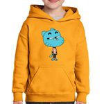 Fashion, accesorii si bijuterii - Copii - Imbracaminte copii - Pulovere si hanorace copii - Hanorac copii Gumball Pisic Motanel Desene Animate, negru, marime L Copii - Infinity.ro