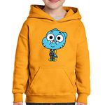 Fashion, accesorii si bijuterii - Copii - Imbracaminte copii - Pulovere si hanorace copii - Hanorac copii Gumball World Bebelino Desene Animate, negru, marime L Copii - Infinity.ro