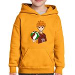 Fashion, accesorii si bijuterii - Copii - Imbracaminte copii - Pulovere si hanorace copii - Hanorac copii Haikyuu Hinata Dragobete Volei Haikyu!!, negru, marime L Copii - Infinity.ro