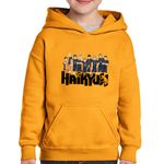 Fashion, accesorii si bijuterii - Copii - Imbracaminte copii - Pulovere si hanorace copii - Hanorac copii Haikyuu Hyuga Anime Haikyu!! Volei Team, negru, marime M Copii - Infinity.ro