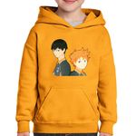 Fashion, accesorii si bijuterii - Copii - Imbracaminte copii - Pulovere si hanorace copii - Hanorac copii Haikyuu Volei Hinata Kageyama Haruichi Furudate, negru, marime L Copii - Infinity.ro