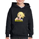 Fashion, accesorii si bijuterii - Copii - Imbracaminte copii - Pulovere si hanorace copii - Hanorac copii Hero Academia Himiko Toga Anime Girl, negru, marime L Copii - Infinity.ro