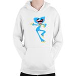 Fashion, accesorii si bijuterii - Copii - Imbracaminte copii - Pulovere si hanorace copii - Hanorac Copii Huggy Wuggy Childish Look Playful Giggle Cute, alb, marime L Copii - Infinity.ro