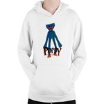 Fashion, accesorii si bijuterii - Copii - Imbracaminte copii - Pulovere si hanorace copii - Hanorac Copii Huggy Wuggy Walk Horror Game Hug Want, alb, marime L Copii - Infinity.ro