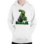 Fashion, accesorii si bijuterii - Copii - Imbracaminte copii - Pulovere si hanorace copii - Hanorac Copii Hulk Marvel Comics Stan Lee The Incredible, alb, marime L Copii - Infinity.ro